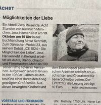 Artikel in der Kieler Nachrichten